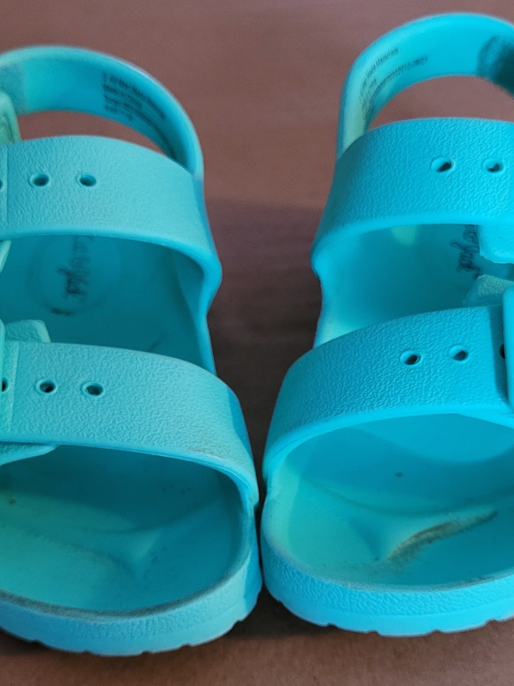 Cat & Jack Turquoise Girls Waterproof  Sandals Sz.5